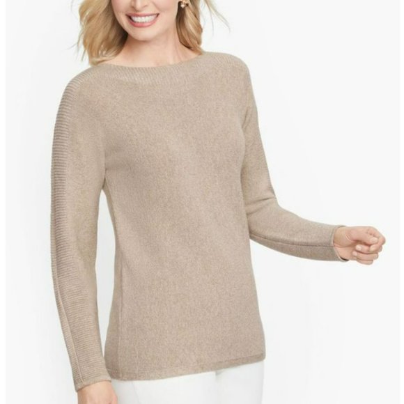 Talbots Bateau Shimmer Dolman Sleeve Sweater L - Picture 1 of 8